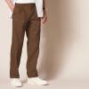 imageAmazon Essentials Mens ClassicFit WrinkleResistant Pleated Chino Pant Available in Big ampamp TallBrown