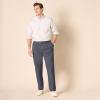 imageAmazon Essentials Mens ClassicFit WrinkleResistant Pleated Chino Pant Available in Big ampamp TallCharcoal