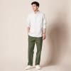 imageAmazon Essentials Mens ClassicFit WrinkleResistant Pleated Chino Pant Available in Big ampamp TallDark Olive