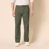 imageAmazon Essentials Mens ClassicFit WrinkleResistant Pleated Chino Pant Available in Big ampamp TallDark Olive