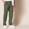 imageAmazon Essentials Mens ClassicFit WrinkleResistant Pleated Chino Pant Available in Big ampamp TallDark Olive