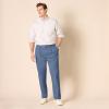 imageAmazon Essentials Mens ClassicFit WrinkleResistant Pleated Chino Pant Available in Big ampamp TallIndigo