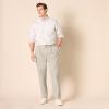 imageAmazon Essentials Mens ClassicFit WrinkleResistant Pleated Chino Pant Available in Big ampamp TallKhaki Beige