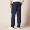 imageAmazon Essentials Mens ClassicFit WrinkleResistant Pleated Chino Pant Available in Big ampamp TallNavy