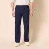imageAmazon Essentials Mens ClassicFit WrinkleResistant Pleated Chino Pant Available in Big ampamp TallNavy