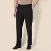 imageAmazon Essentials Mens ClassicFit WrinkleResistant Stretch Dress PantsBlack