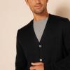 imageAmazon Essentials Mens Cotton Cardigan SweaterBlack