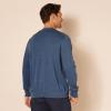 imageAmazon Essentials Mens Cotton Cardigan SweaterBlue Heather