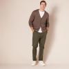 imageAmazon Essentials Mens Cotton Cardigan SweaterBrown Heather