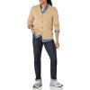 imageAmazon Essentials Mens Cotton Cardigan SweaterCamel Heather