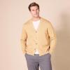 imageAmazon Essentials Mens Cotton Cardigan SweaterCamel Heather