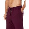 imageAmazon Essentials Mens Cotton Knit Pajama PantBurgundy