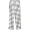 imageAmazon Essentials Mens Cotton Knit Pajama PantGrey Buffalo Check