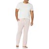 imageAmazon Essentials Mens Cotton Knit Pajama PantPale Pink