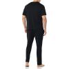 imageAmazon Essentials Mens Cotton Modal TShirt and FullLength Bottom Pajama SetBlack