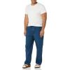 imageAmazon Essentials Mens Cotton Poplin FullLength Pajama Bottoms Pack of 2Blue Geo PrintIndigo