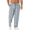 imageAmazon Essentials Mens Cotton Poplin FullLength Pajama Bottoms Pack of 2Dusty BlueNavy Plaid