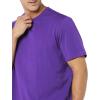 imageAmazon Essentials Mens Cotton RegularFit ShortSleeve Crewneck TShirt Pack of 2BlackDark Purple