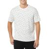 imageAmazon Essentials Mens Cotton RegularFit ShortSleeve Crewneck TShirt Pack of 2NavyWhite Boat Print