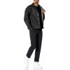 imageAmazon Essentials Mens Crewneck Cable Cotton SweaterBlack