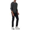 imageAmazon Essentials Mens Crewneck Cable Cotton SweaterCharcoal Heather
