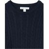 imageAmazon Essentials Mens Crewneck Cable Cotton SweaterNavy
