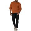 imageAmazon Essentials Mens Crewneck Cable Cotton SweaterRust