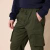 imageAmazon Essentials Mens DrawstringWaist RegularFit Cargo JoggerDark Olive