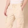 imageAmazon Essentials Mens DrawstringWaist RegularFit Cargo JoggerLight Beige