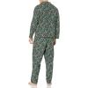 imageAmazon Essentials Mens Flannel Pajama SetBlack Folkloric