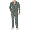 imageAmazon Essentials Mens Flannel Pajama SetBlack Folkloric