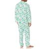 imageAmazon Essentials Mens Flannel Pajama SetEcru Festive Tree
