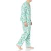 imageAmazon Essentials Mens Flannel Pajama SetEcru Festive Tree