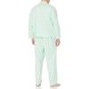 imageAmazon Essentials Mens Flannel Pajama SetMint Green Forest Animals