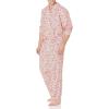 imageAmazon Essentials Mens Flannel Pajama SetWhite Forest