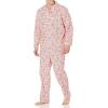 imageAmazon Essentials Mens Flannel Pajama SetWhite Forest