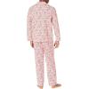 imageAmazon Essentials Mens Flannel Pajama SetWhite Forest