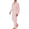 imageAmazon Essentials Mens Flannel Pajama SetWhite Forest