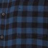 imageAmazon Essentials Mens Flannel Shirts Long Sleeve SlimFit Button Down PlaidBlack Blue Buffalo Plaid