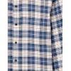 imageAmazon Essentials Mens Flannel Shirts Long Sleeve SlimFit Button Down PlaidBlue Brown Plaid