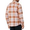 imageAmazon Essentials Mens Flannel Shirts Long Sleeve SlimFit Button Down PlaidBrown Lilac Plaid