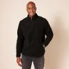 imageAmazon Essentials Mens Fleece Jacket 14 Zipper PulloverBlack