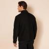 imageAmazon Essentials Mens Fleece Jacket 14 Zipper PulloverBlack