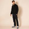 imageAmazon Essentials Mens Fleece Jacket 14 Zipper PulloverBlack