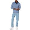 imageAmazon Essentials Mens Fleece Jacket 14 Zipper PulloverBlue Heather