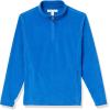 imageAmazon Essentials Mens Fleece Jacket 14 Zipper PulloverCobalt Blue