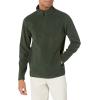 imageAmazon Essentials Mens Fleece Jacket 14 Zipper PulloverForest Green