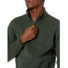 imageAmazon Essentials Mens Fleece Jacket 14 Zipper PulloverForest Green