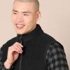 imageAmazon Essentials Mens FullZip Polar Fleece Vest Available in Big ampamp TallBlack