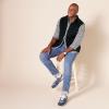 imageAmazon Essentials Mens FullZip Polar Fleece Vest Available in Big ampamp TallBlack